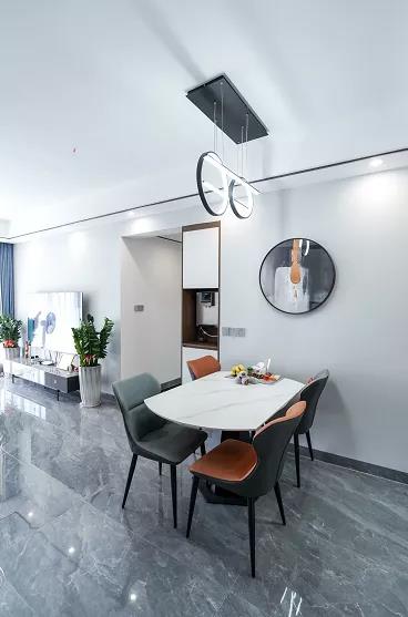 100㎡三居室，打造現(xiàn)代風生活的高雅與舒適